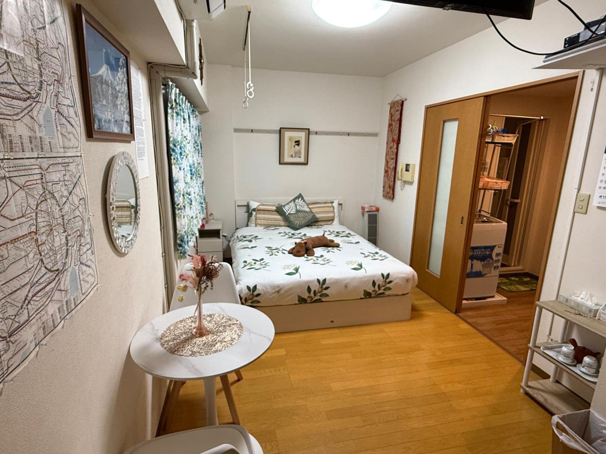 都心の家30 Square Meter King Size Bed With Stepping Rice Präfektur Tokio Exterior foto